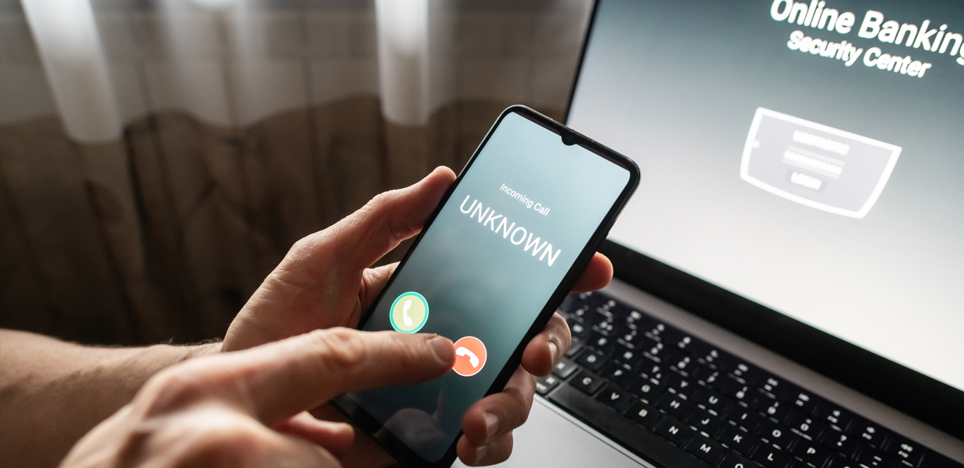 Customer Protecting Themselves with Bank Security Tips