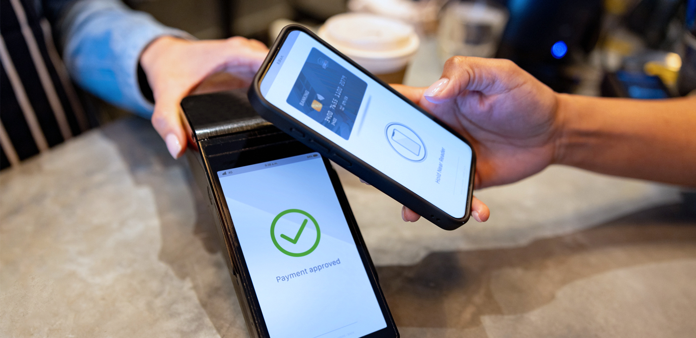 First State Bank customer using digital wallets