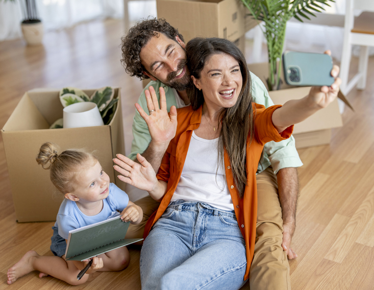 Family using Home Loan Assistance programs from First State Bank Mortgage