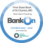 First State Bank of St. Charles, MO, is Bank On Certified