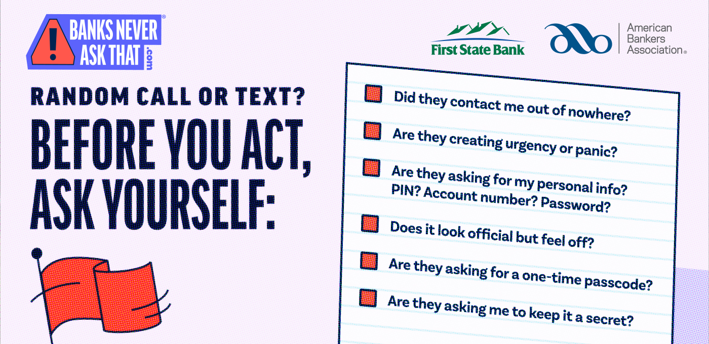 Banks Never Ask That